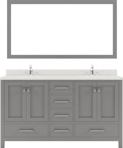 60 inch bathroom vanity set with brushed nickel faucet