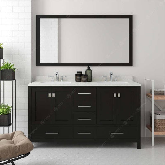 Espresso bathroom vanity