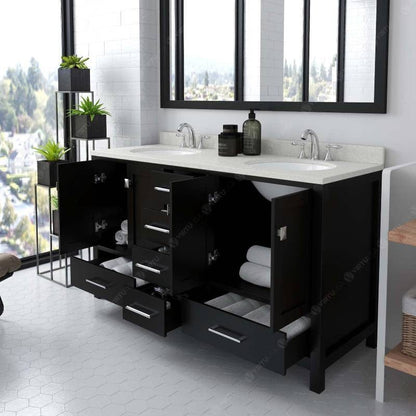 60 inch double sink vanity