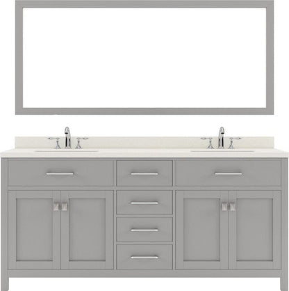 double sink bathroom vanity set with brushed nickel faucet