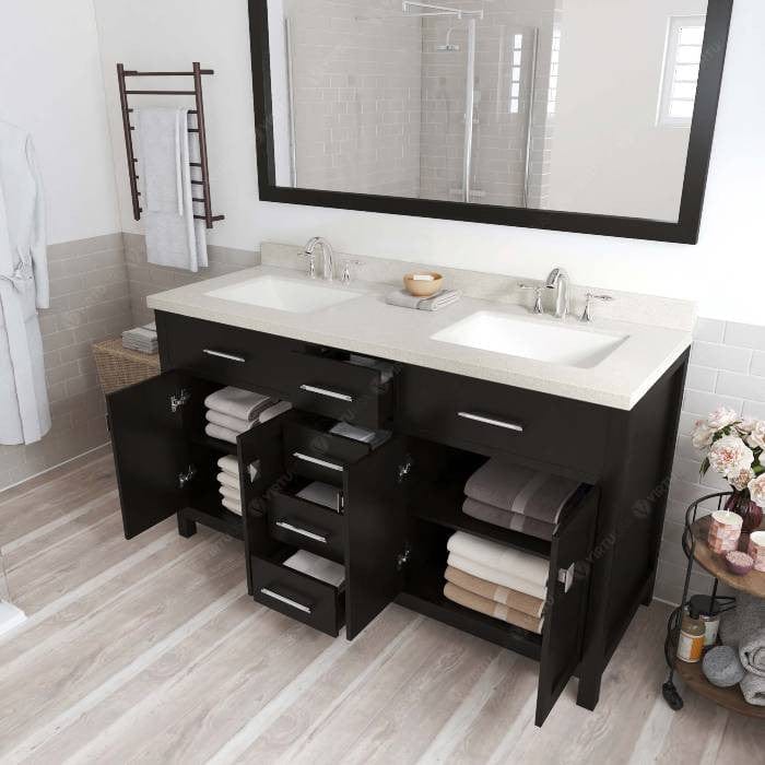 60 inch contemporary bathroom vanity