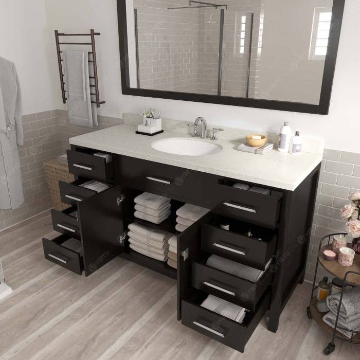 60 inch freestanding bathroom vanity