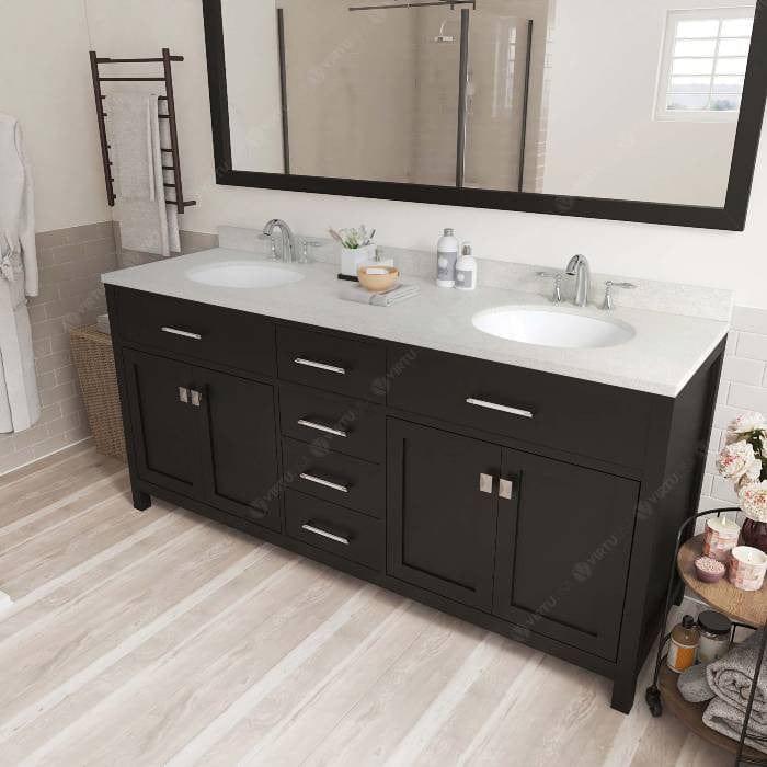 round undermount sink vanity