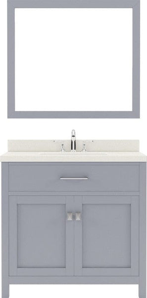 single sink bathroom vanity set with polished chrome faucet