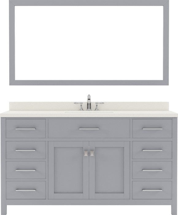 60 inch single sink bathroom vanity