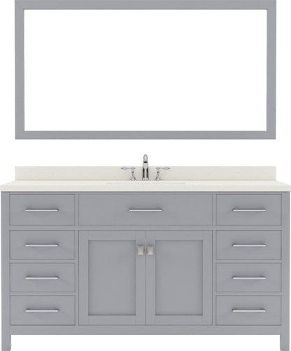 60 inch single sink bathroom vanity