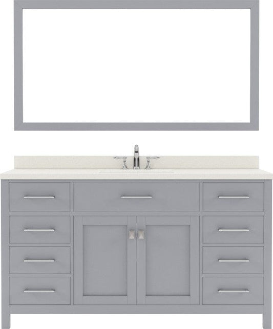 60 inch single sink bathroom vanity