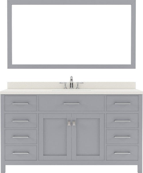 60 inch single sink bathroom vanity