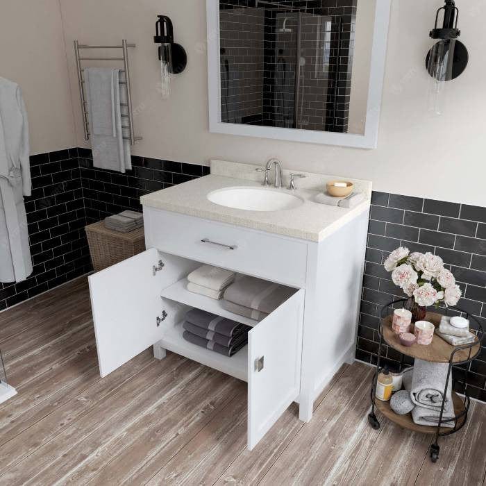 contemporary style bathroom vanity