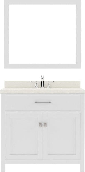 36 inch bathroom vanity set with brushed nickel faucet