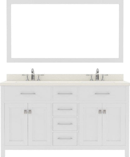 double sink bathroom vanity set with brushed nickel faucet