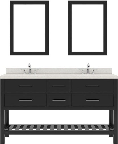 single sink bathroom vanity set with brushed nickel faucet