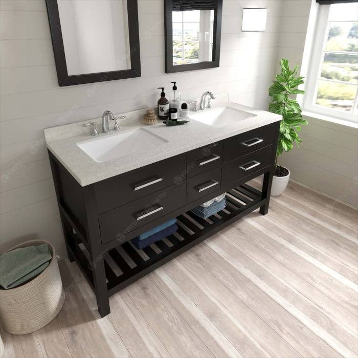 square undermount sink bathroom vanity