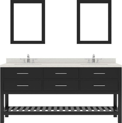 double sink bathroom vanity set with brushed nickel faucet