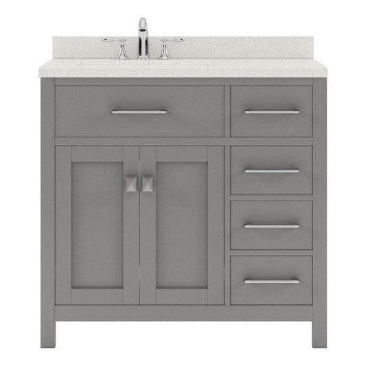 Single sink bathroom vanity