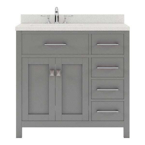 Single sink bathroom vanity