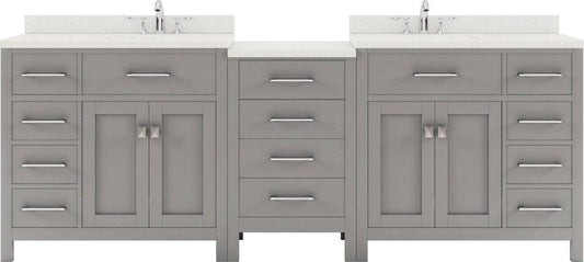 93 inch double sink bathroom vanity