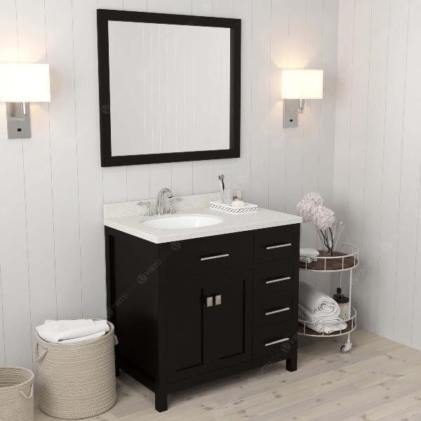 round undermount sink vanity