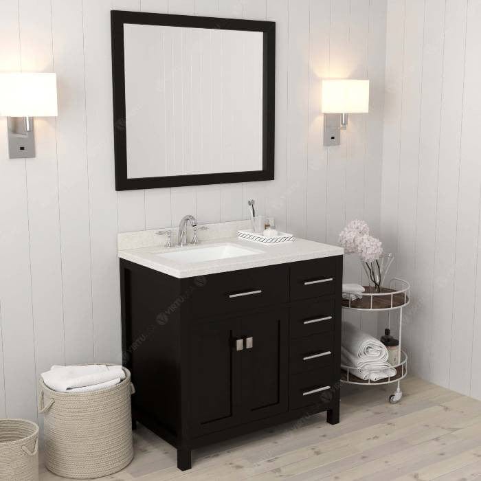 36 inch contemporary bathroom vanity