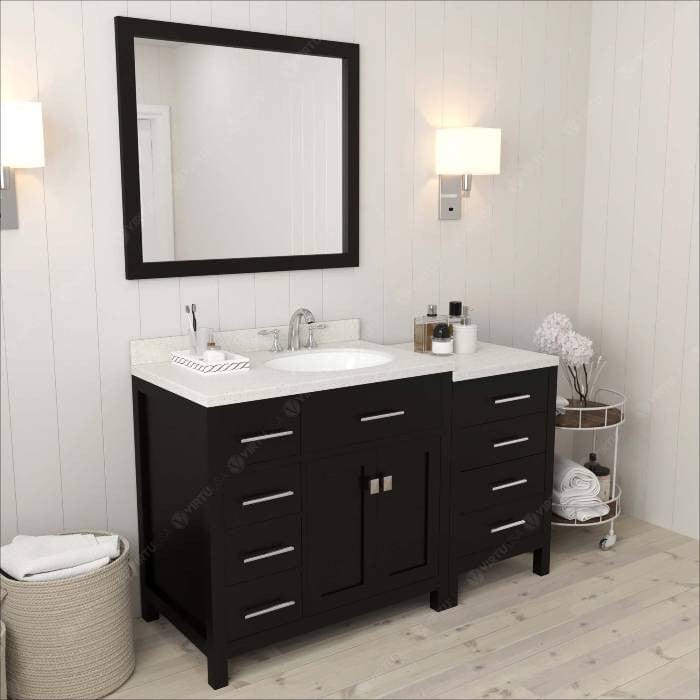 round undermount sink vanity