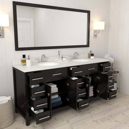 contemporary style floor standing bathroom vanity