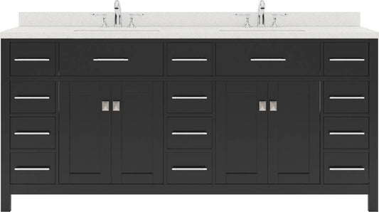 virtu double undermount sink vanity