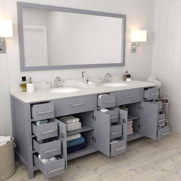 contemporary style bathroom vanity