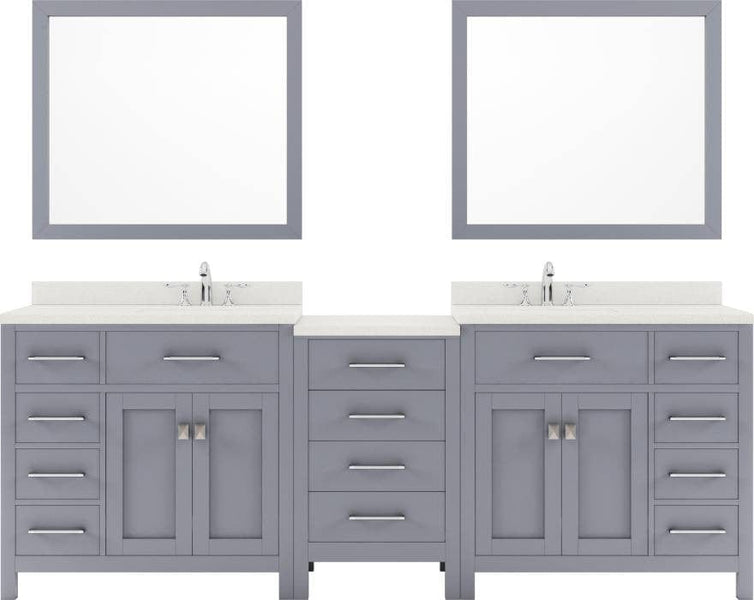 93 inch double sink bathroom vanity