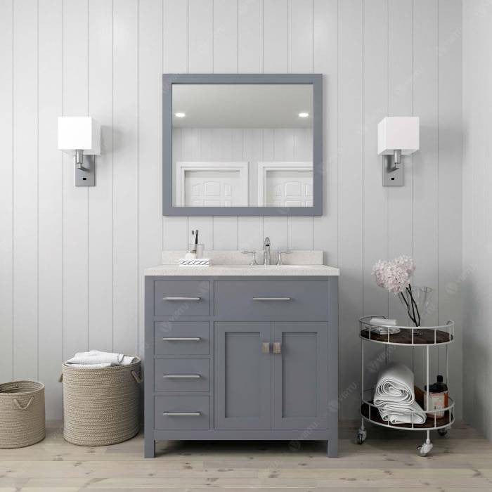 freestanding bathroom vanity