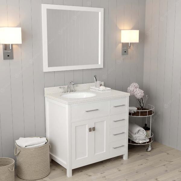 freestanding 36 inch bathroom vanity