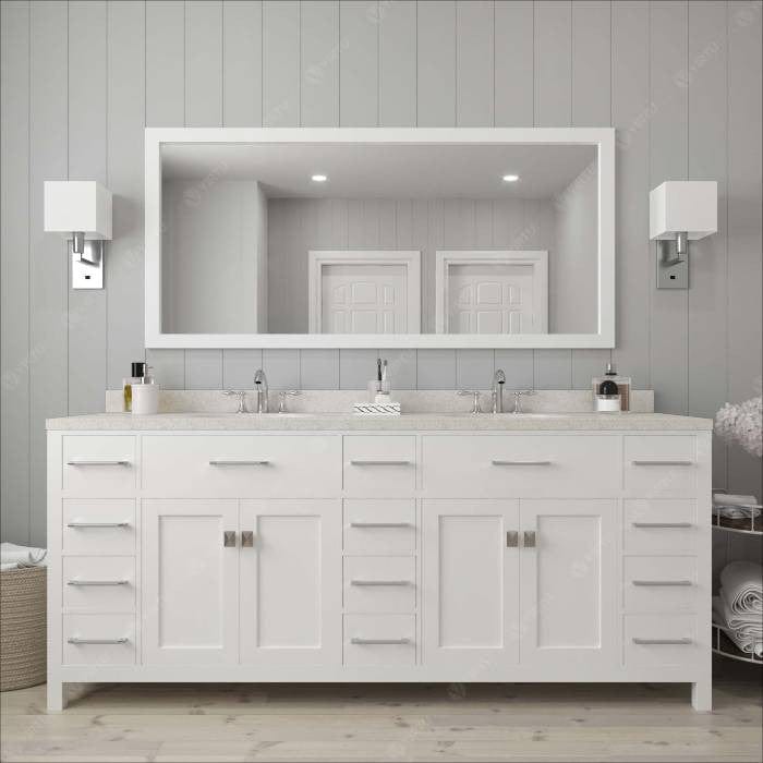 78 inch bathroom vanity