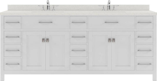 78 inch double sink bathroom vanity