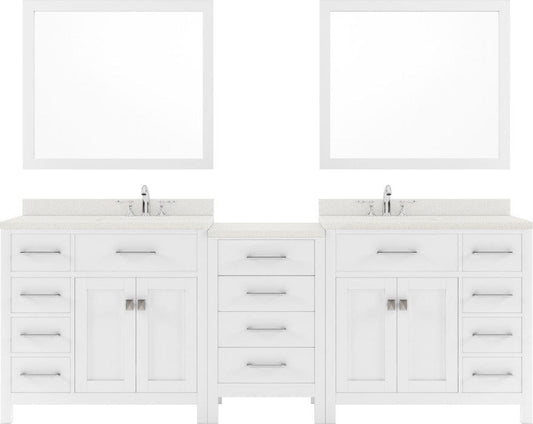 double sink bathroom vanity set with brushed nickel faucet