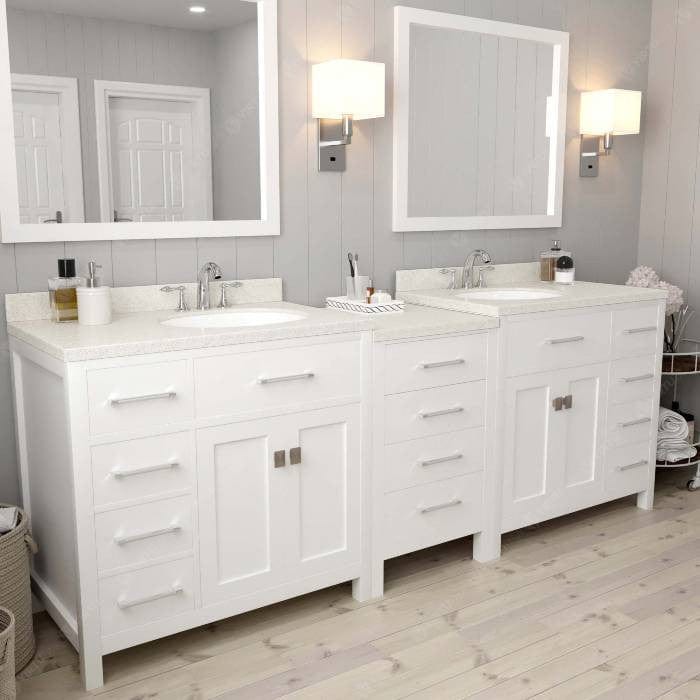 round undermount sink vanity