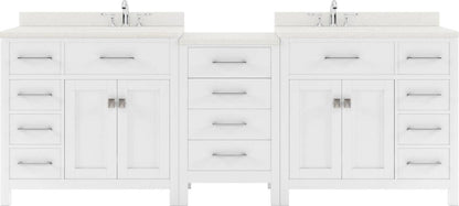 Double sink bathroom vanity