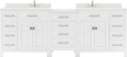 Double sink bathroom vanity