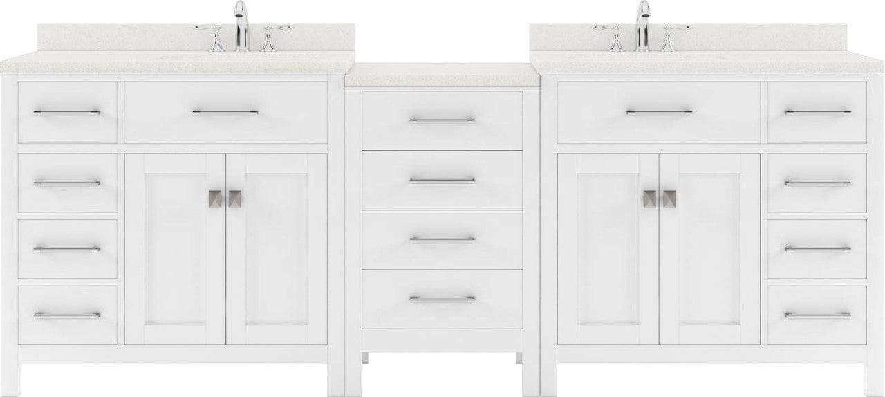 Double sink bathroom vanity