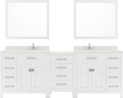 double sink bathroom vanity set with brushed nickel faucet