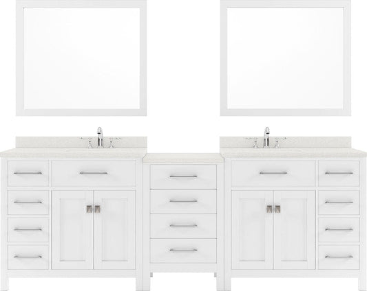 double sink bathroom vanity set with brushed nickel faucet