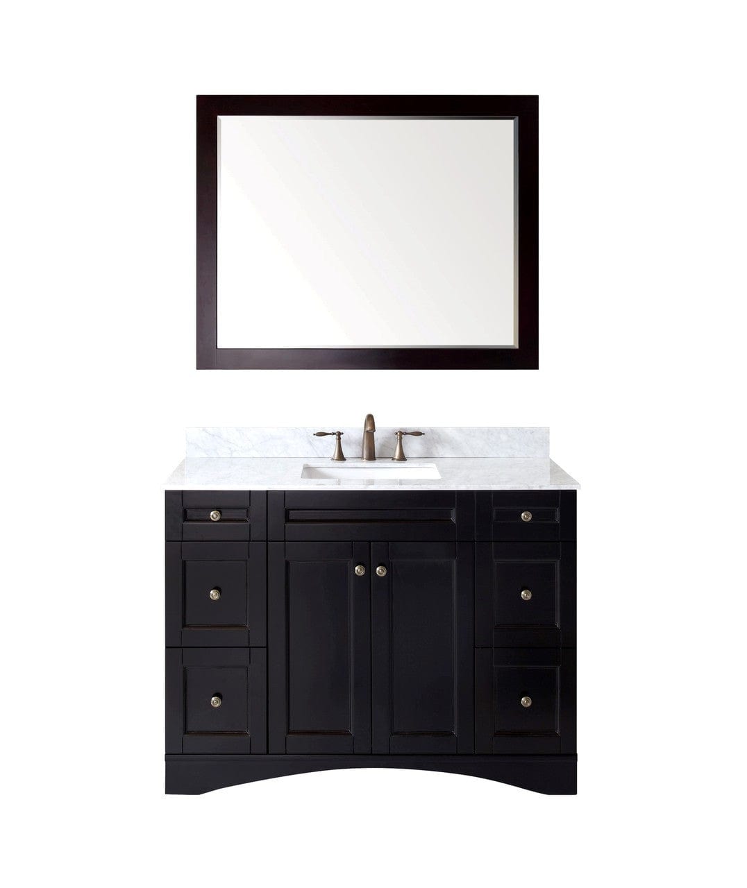 Virtu USA Elise 48" Single Bathroom Vanity Set in Espresso