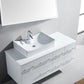 Virtu USA Ceanna 55 Single Bathroom Vanity Set in White top view