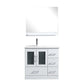Virtu USA Zola 36" Single Bathroom Vanity Set in White