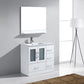 Virtu USA Zola 36 Single Bathroom Vanity Set in White