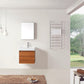 Virtu USA Zuri 24 Single Bathroom Vanity Set in Plum w/ Polymarble Counter-Top