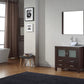 Virtu USA Dior 30 Single Bathroom Vanity Set in Espresso w/ Italian Carrara White Marble Counter-Top | Vessel Sink