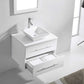 Virtu USA Marsala 29 Single Bathroom Vanity Set in White