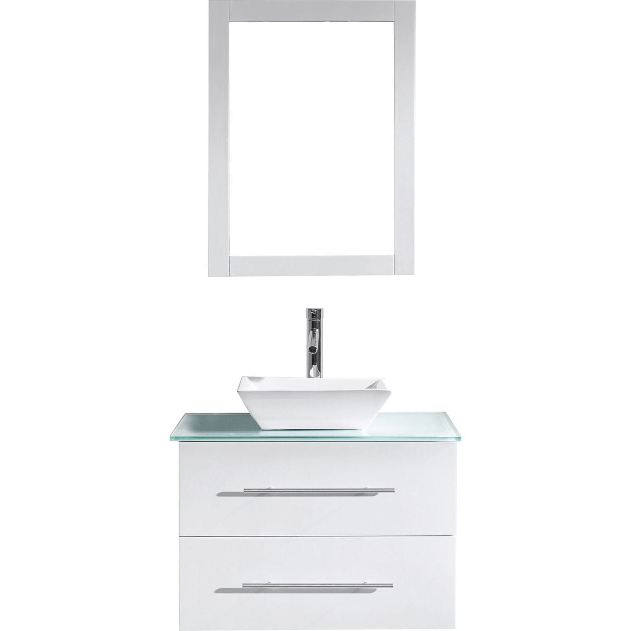 Virtu USA Marsala 30" Single Bathroom Vanity Set in White