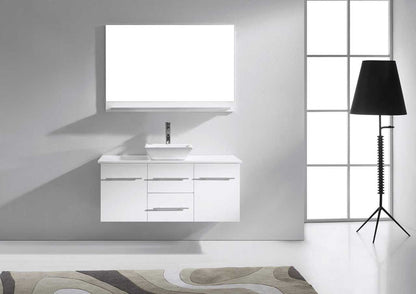 Virtu USA Marsala 48 Single Bathroom Vanity Set in White