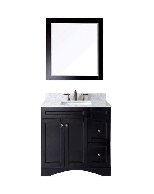 Virtu USA Elise 47" Single Bathroom Vanity Set in Espresso