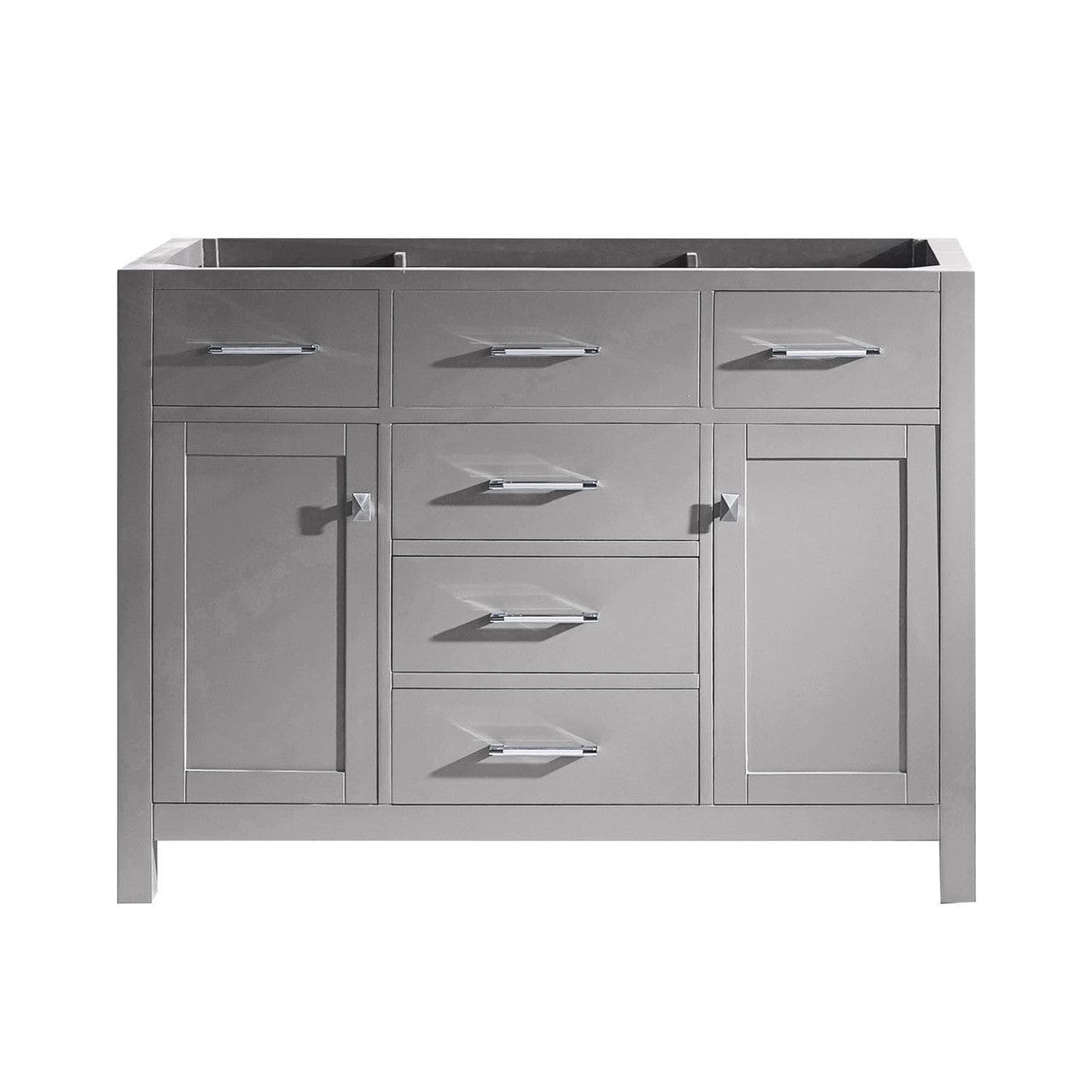 Virtu USA Caroline 48" Cabinet Only in Cashmere Grey